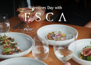 Valentine day with esca